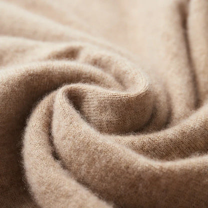 Micheal: Hoodie Sweater  - 100% Merino Wool from Australia: Knitted Sweatshirt for Autumn Winter