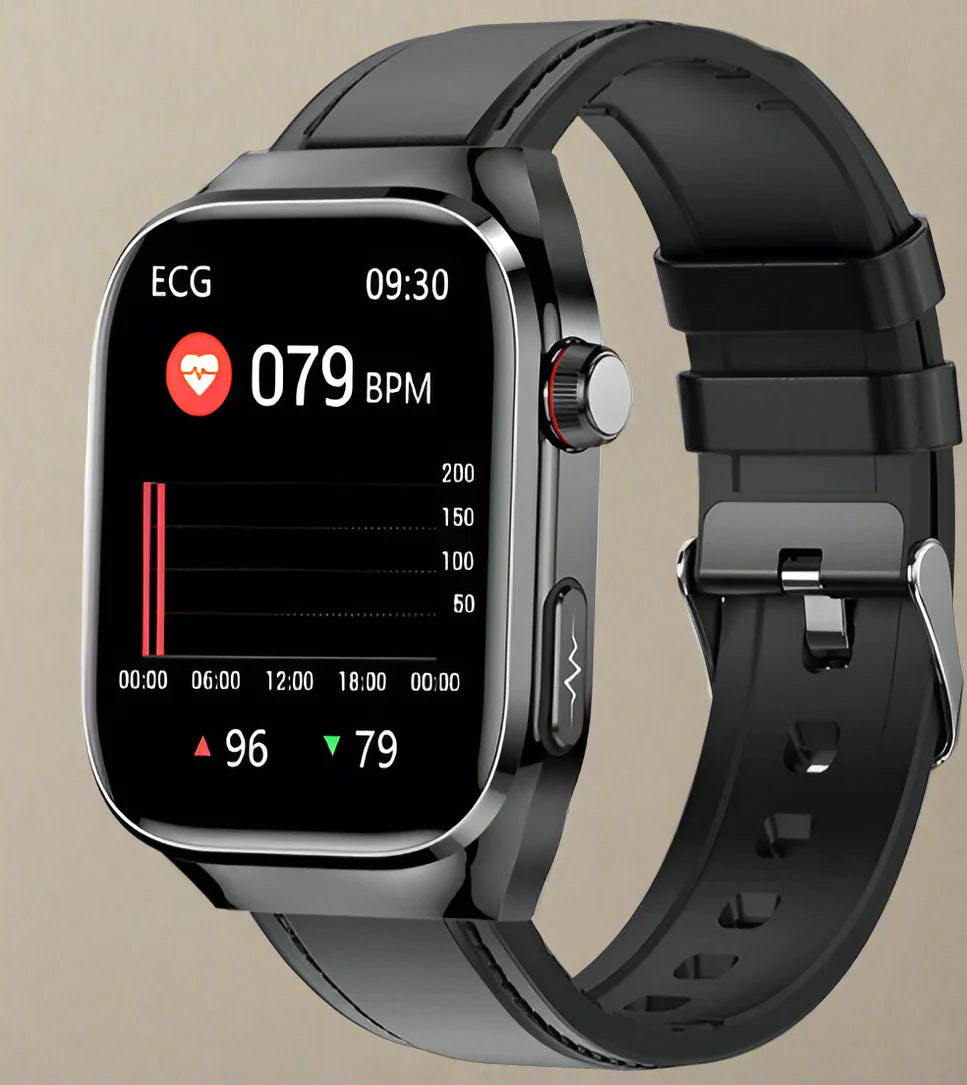 Maxwell Health Smartwatch – Blood Sugar, Uric Acid, ECG+PPG, & Bluetooth Call