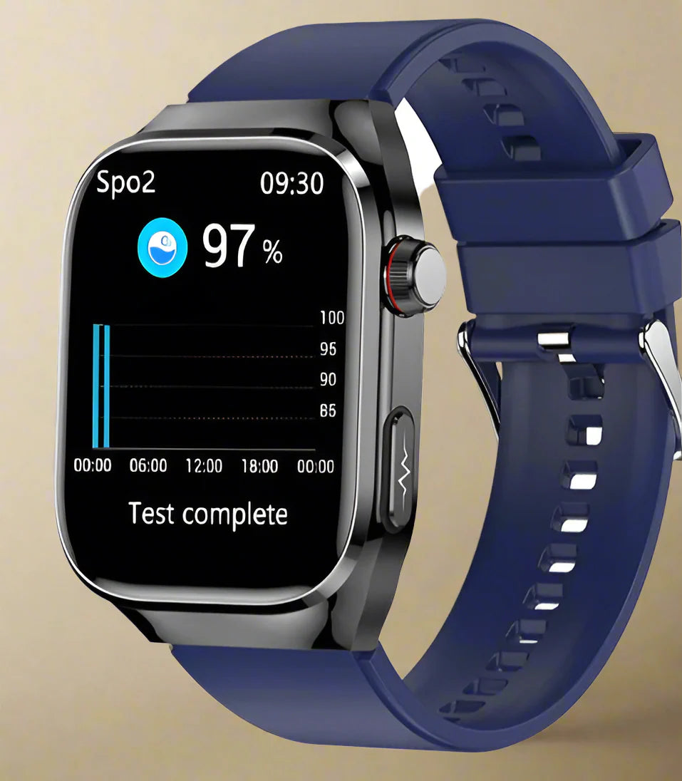 Maxwell Health Smartwatch – Blood Sugar, Uric Acid, ECG+PPG, & Bluetooth Call