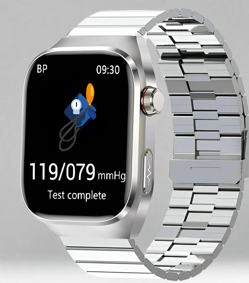 Maxwell Health Smartwatch – Blood Sugar, Uric Acid, ECG+PPG, & Bluetooth Call