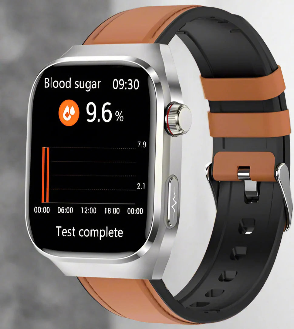 Maxwell Health Smartwatch – Blood Sugar, Uric Acid, ECG+PPG, & Bluetooth Call